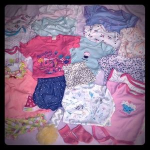 🌈0-3 month baby girl flash sale 🔥💜